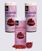 Combo | Beetroot Masala Chips (1)& Beetroot Cream and Onion Chips 150g (2)