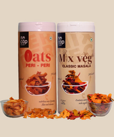 Mix Veg Chips & Oats Peri Peri Chips - Jumbo Party Pack of 2