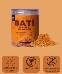 Combo |Oats Chilla Premix 200g, Oats Peri Peri Chips 30g & Oats Namkeen 120g