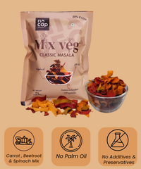 Combo | Oats Peri Peri & Mix Veg Chips 30gm | Pack of 4