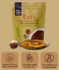 Combo |Oats Chilla Premix 200g, Oats Peri Peri Chips 30g & Oats Namkeen 120g