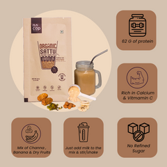 Combo | Oats Peri Peri Chips ,Millet Jalapeno Chips & Vanilla Sattu Shake 40gm (2)