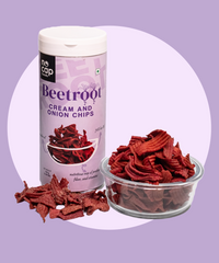 Beetroot Cream & Onion Chips 150 Gm