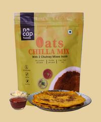 Combo |Oats Chilla Premix 200g, Oats Peri Peri Chips 30g & Oats Namkeen 120g