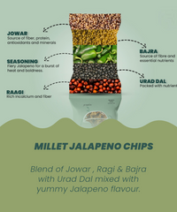 Millets Jalapeno Chips 30 Gm