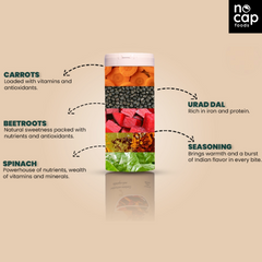 Mix Veg Chips & Oats Peri Peri Chips - Jumbo Party Pack of 2