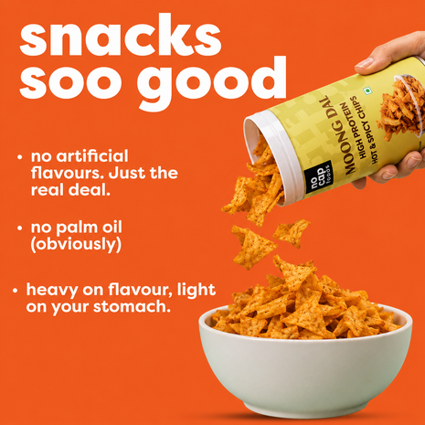 Moong Dal Hot & Spicy Chips