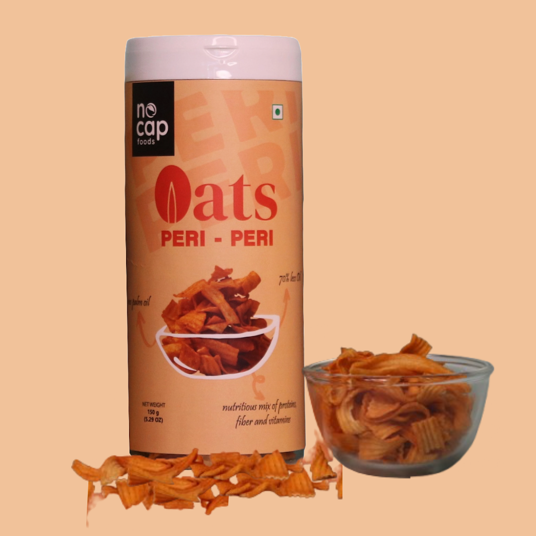 Combo |Oats Peri Peri Chips 150g & Oats Masala Namkeen 120g (2)