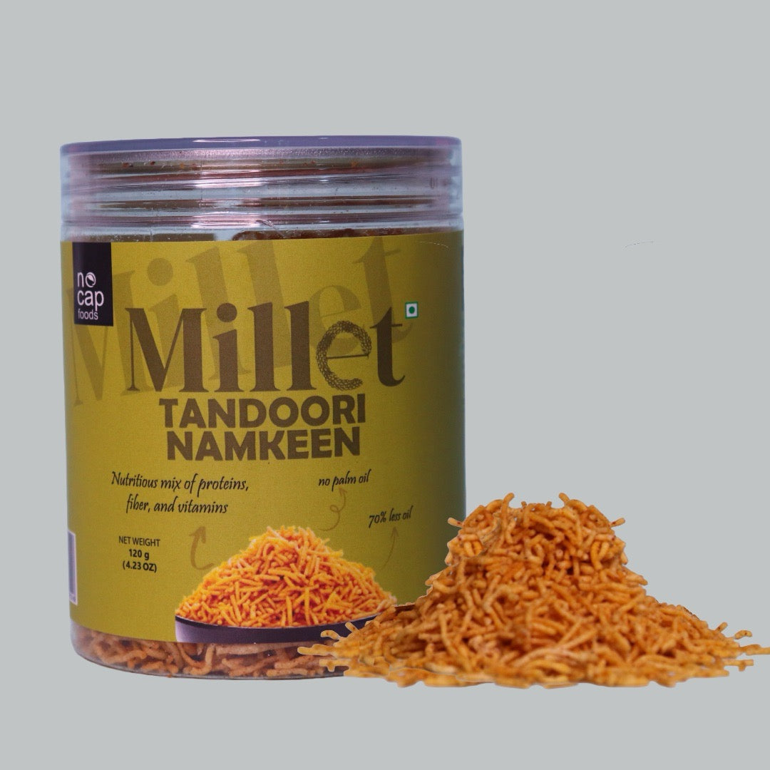 Combo | Millets Jalapeno Chips 150g & Millet Tandoori Namkeen 120g (2)