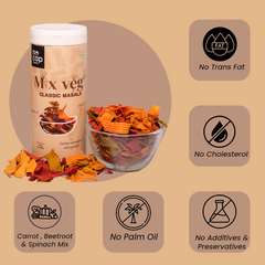 Mix Veg Chips & Oats Peri Peri Chips - Jumbo Party Pack of 2