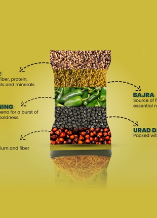 Combo | Millet Tandoori Namkeen 50 Gm | Pack of 5