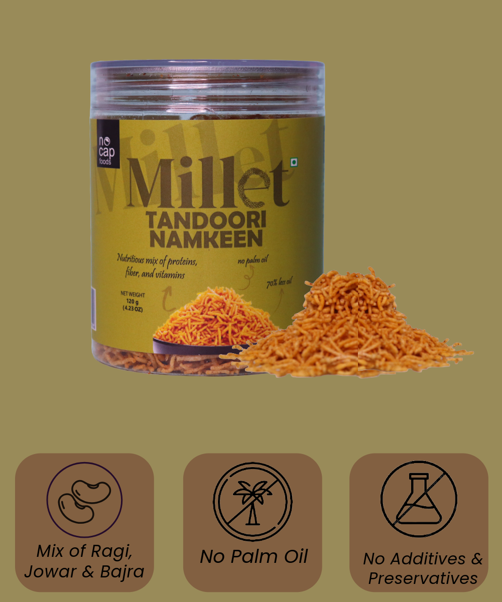 Millet Tandoori Namkeen 120 Gm