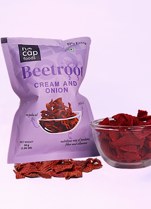 Healthy Chips Pack of 10 | Beetroot Masala Chips (2), Beetroot Cream and Onion (2), Oats Peri Peri (2), Millet Jalapeno (2), Mix Veg Classic Masala (2)