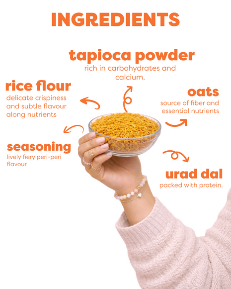 Combo | Millet Tandoori Namkeen 50g | Pack of 5