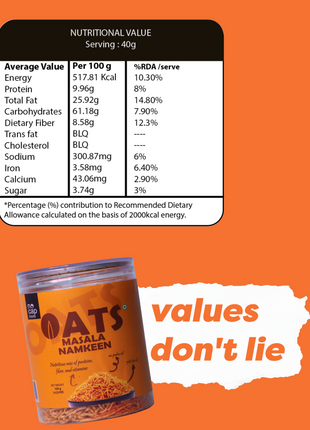 Combo |Oats Peri Peri Chips 150g & Oats Masala Namkeen 150g (2)