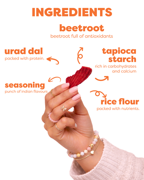Beetroot Masala Chips 150 Gm